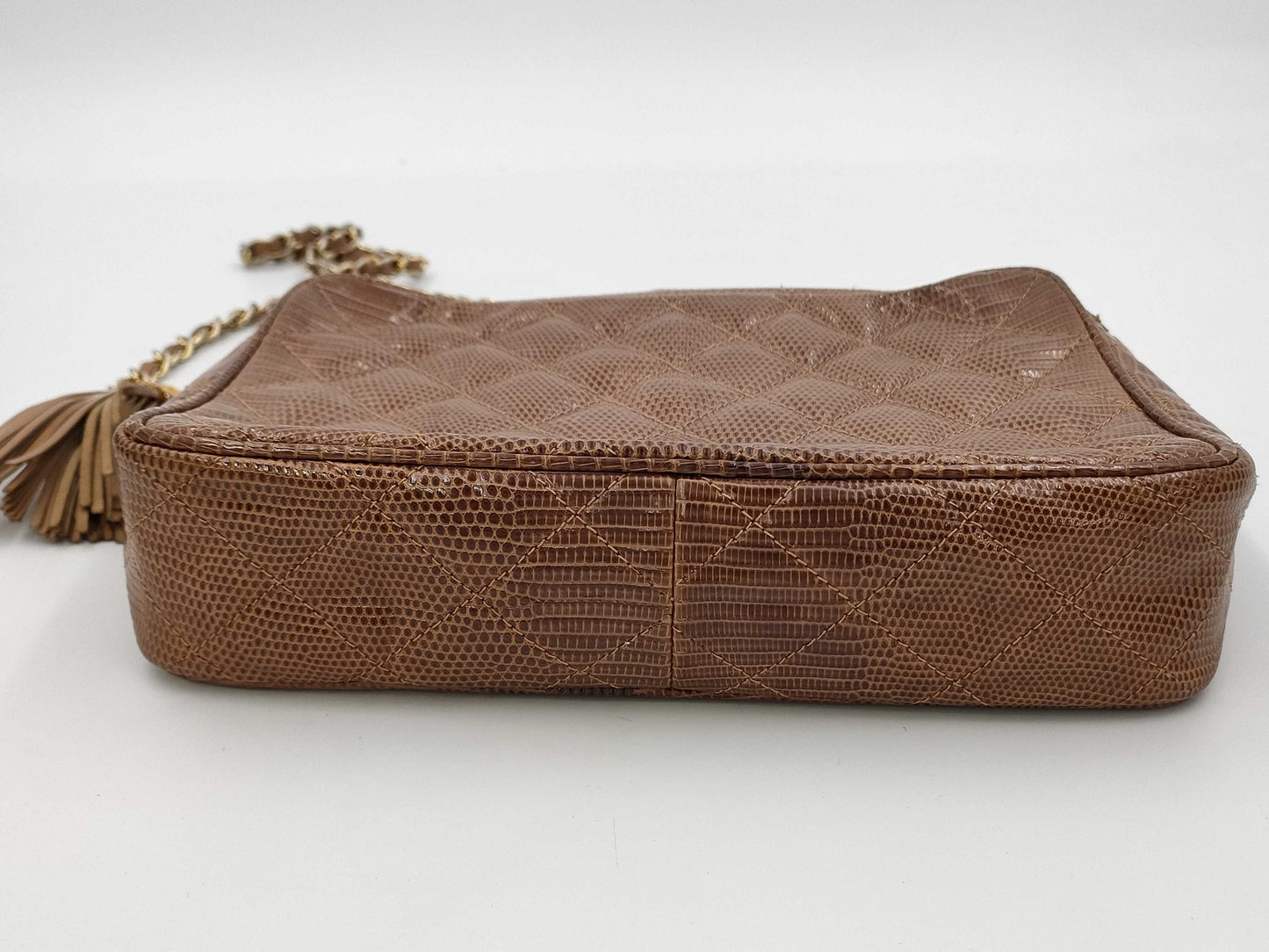 CHANEL Lizard Chain Shoulder Bag Shoulder Bag
