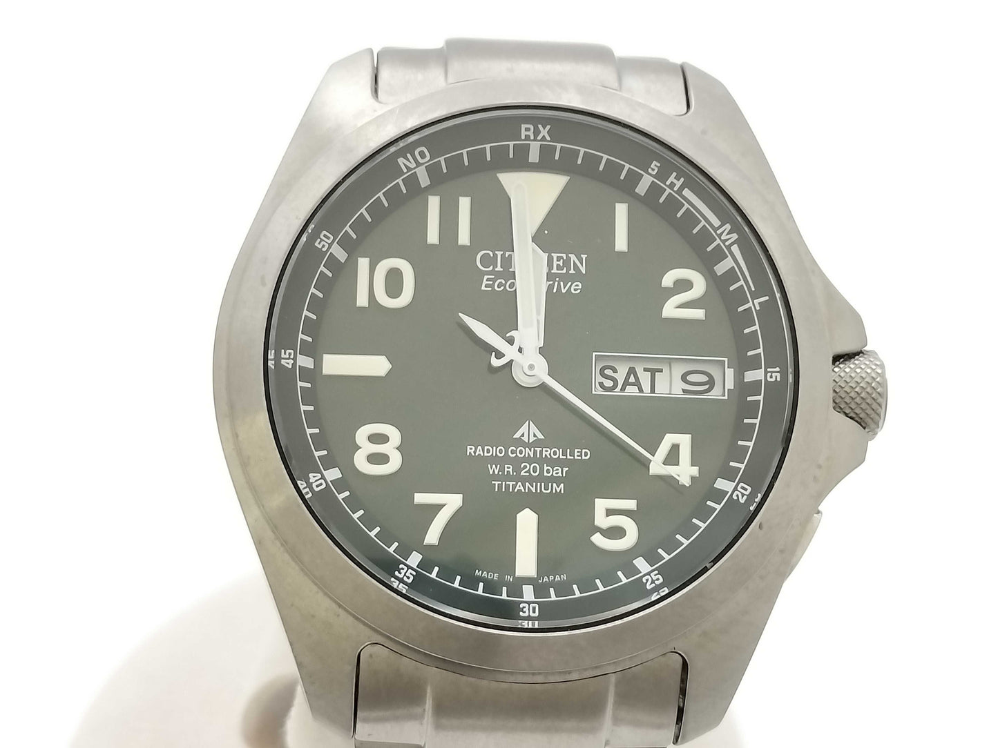 CITIZEN H100-S074398 9N1030025 Green Dial Men's Watch