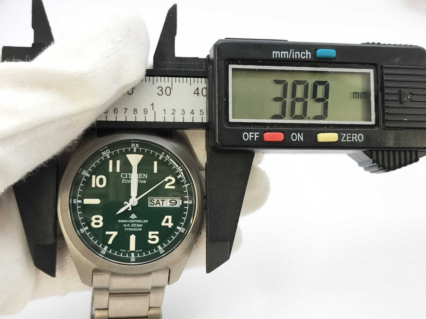 CITIZEN H100-S074398 9N1030025 Green Dial Men's Watch