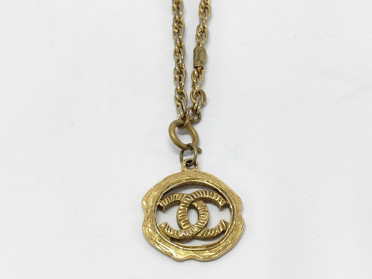 CHANEL Chanel Necklace Gold GP Necklace