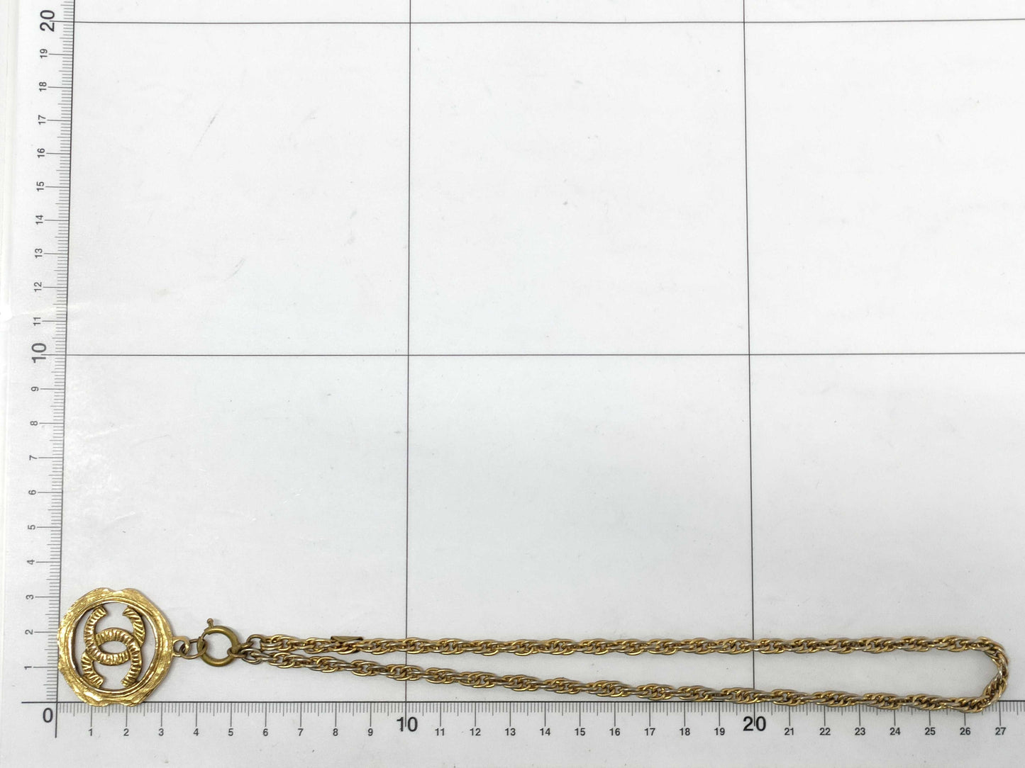 CHANEL Chanel Necklace Gold GP Necklace