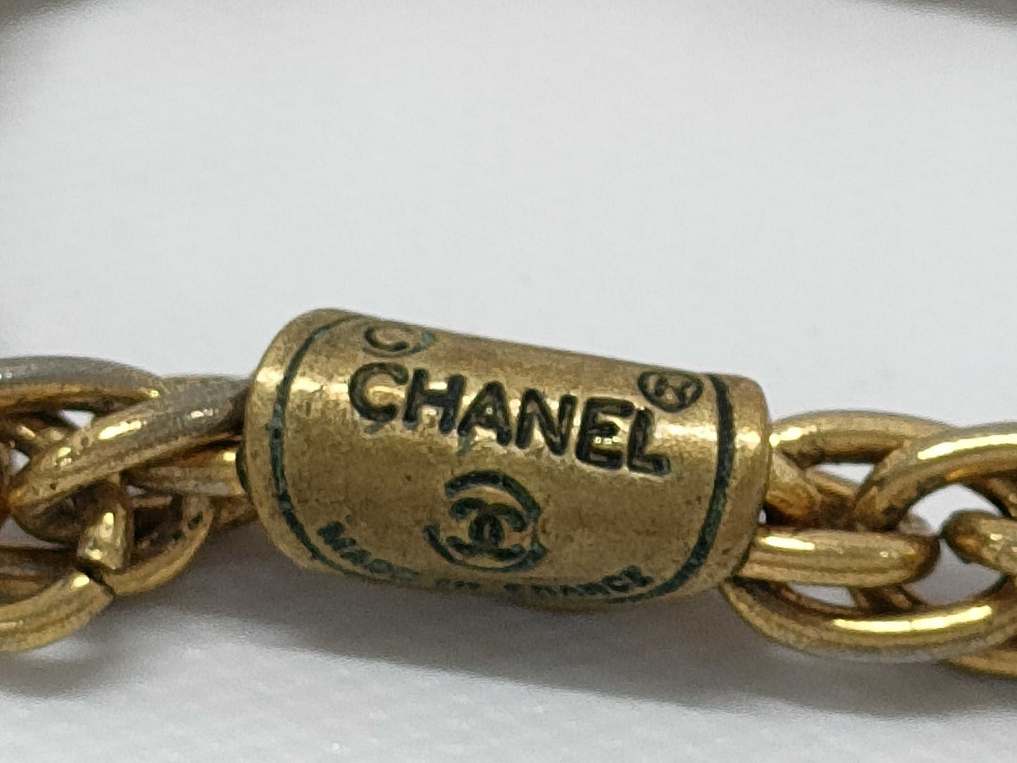 CHANEL Chanel Necklace Gold GP Necklace