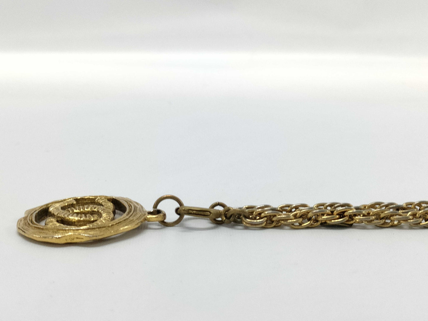 CHANEL Chanel Necklace Gold GP Necklace