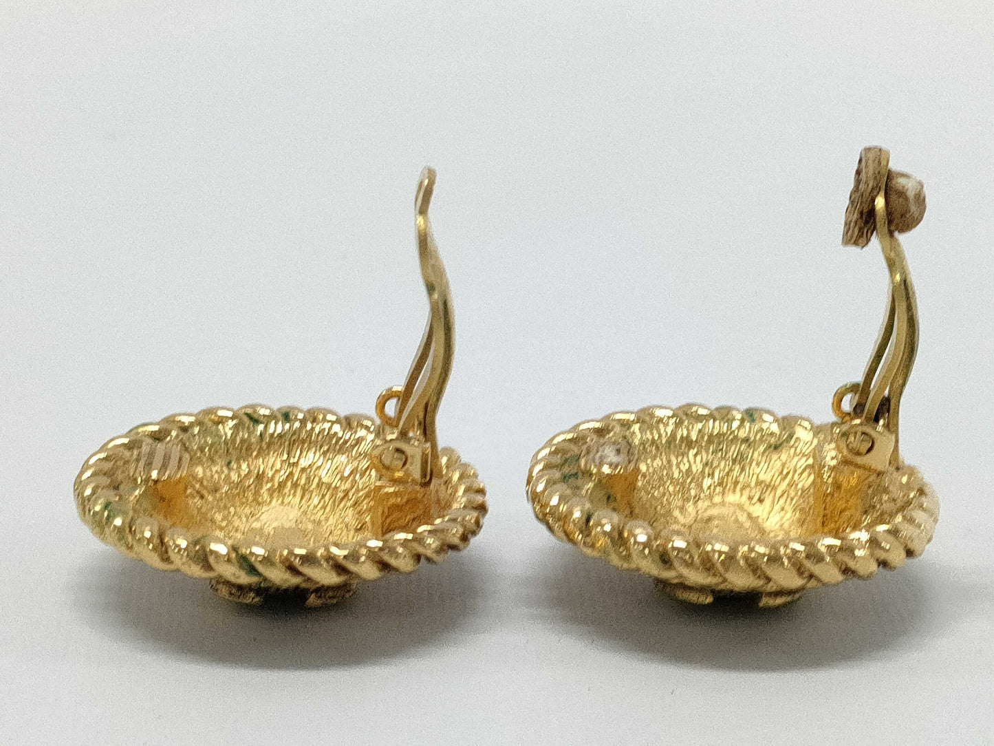 CHANEL Coco Mark Earrings Gold Earrings