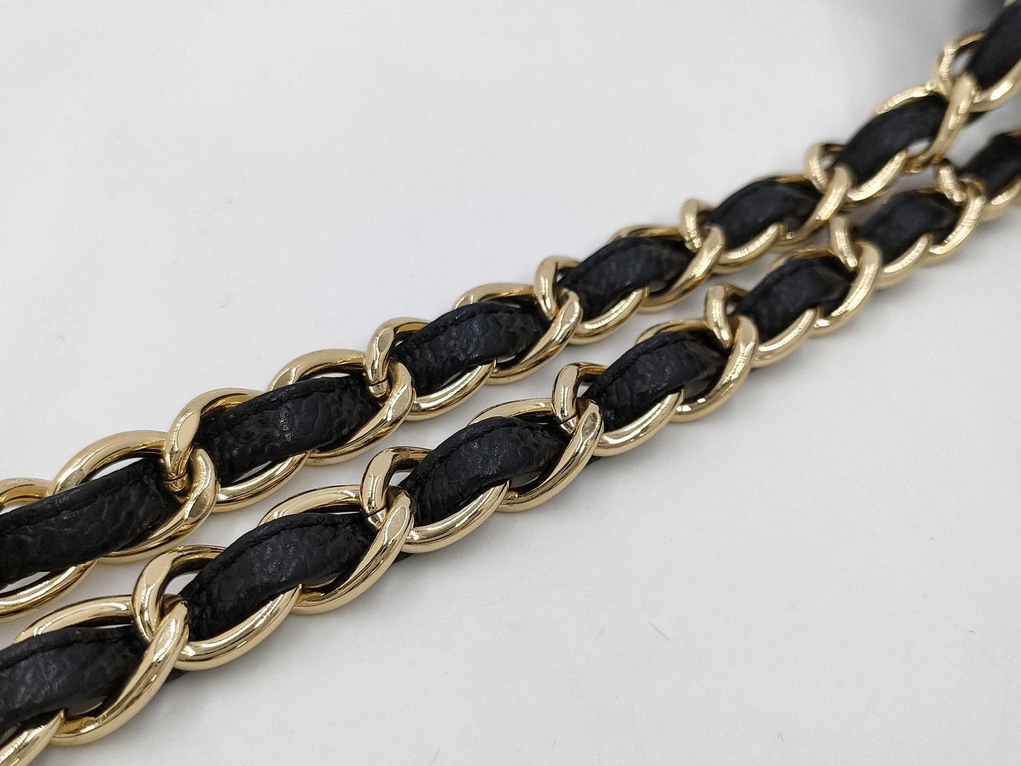 CHANEL Caviar Deca Matelasse Gold Hardware Shoulder Bag
