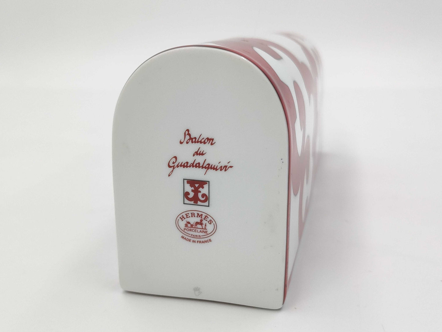 HERMES Hermès Gadalquivir Red Flower Vase Rouge 073156P Vase