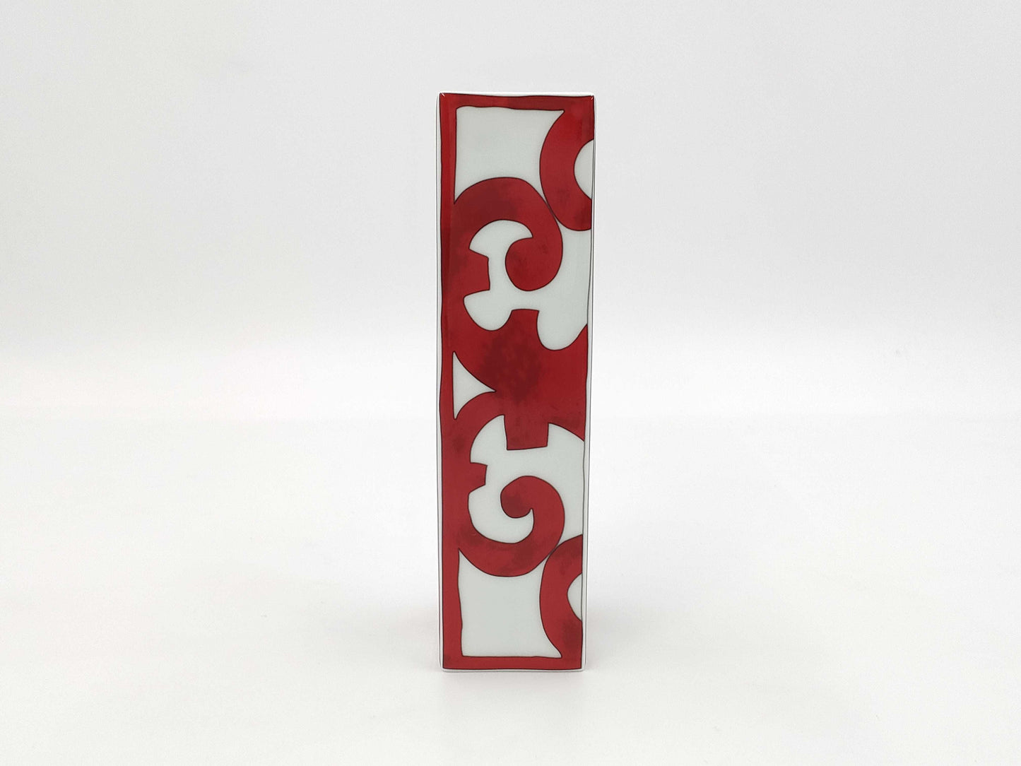 HERMES Hermès Gadalquivir Red Flower Vase Rouge 073156P Vase