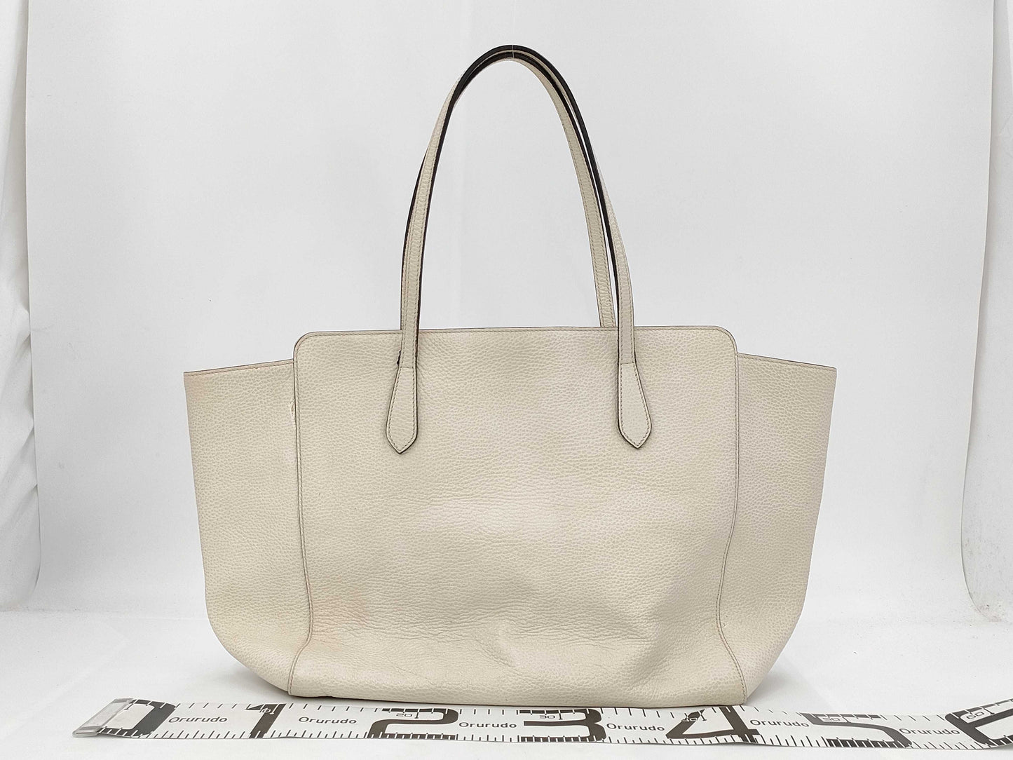 GUCCI Gucci Leather Swing Handbag Tote Bag Tote Bag