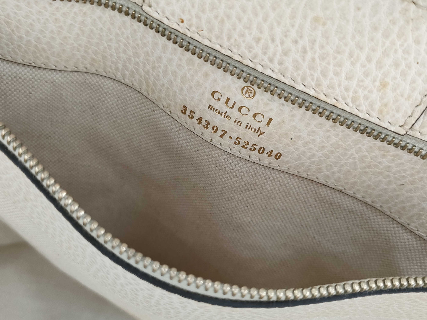 GUCCI Gucci Leather Swing Handbag Tote Bag Tote Bag
