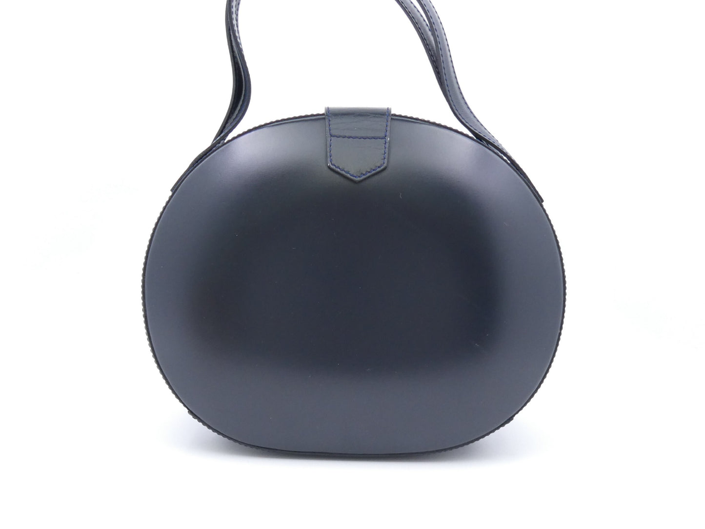 LOEWE Anagram Round Leather Handbag