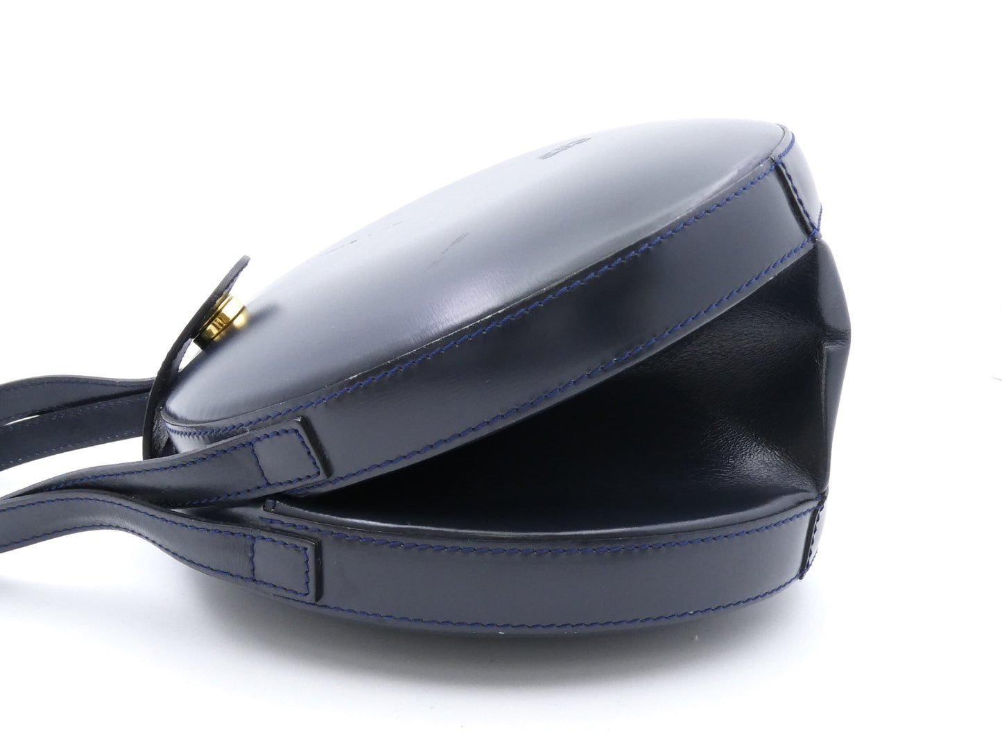 LOEWE Anagram Round Leather Handbag