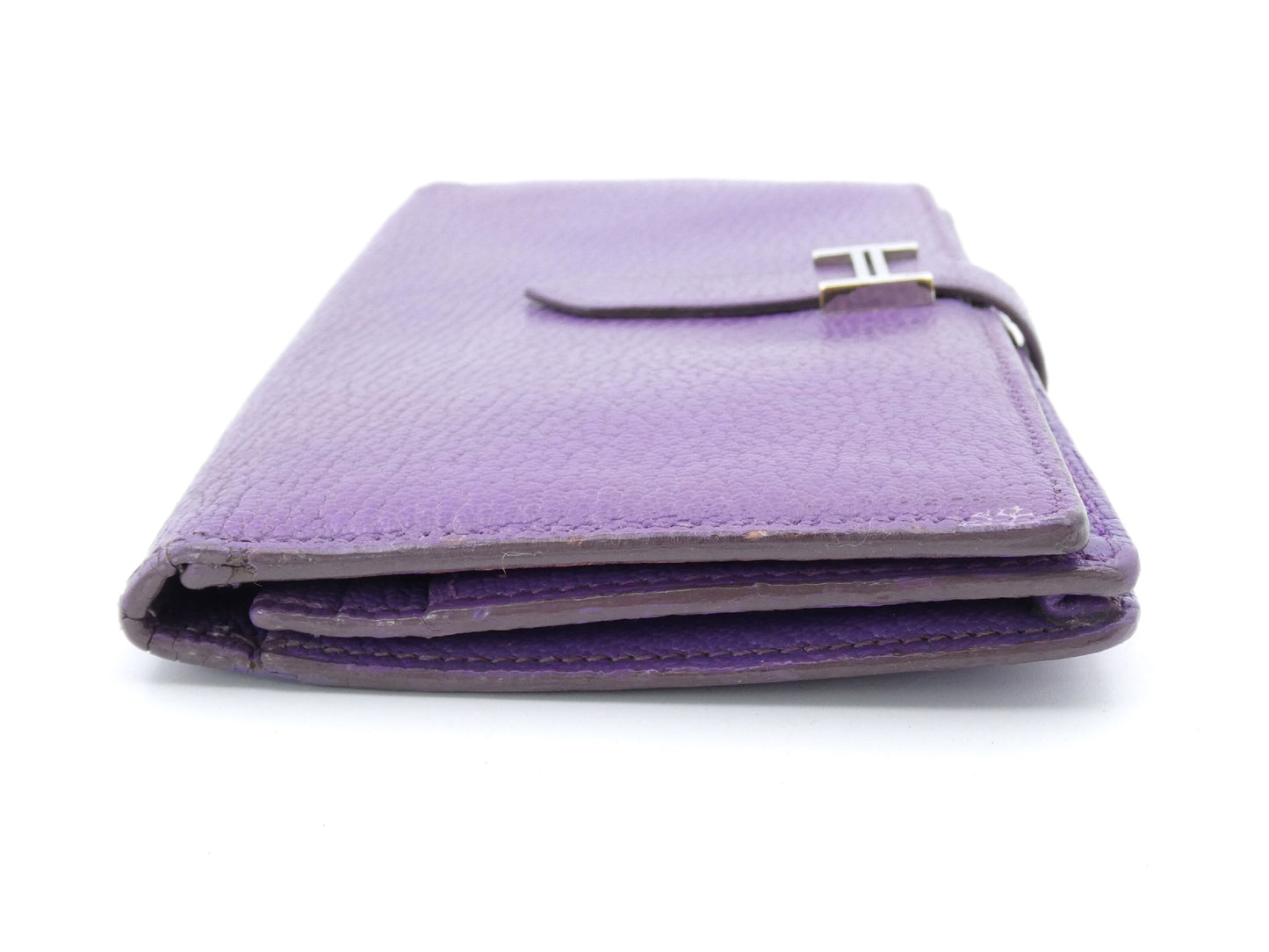 HERMES Bearn Souffle Wallet with P Stamp
