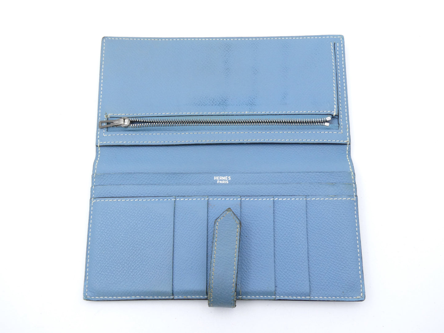 HERMES Bearn □I engraved wallet