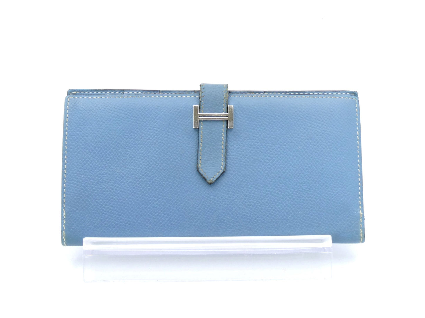 HERMES Bearn □I engraved wallet