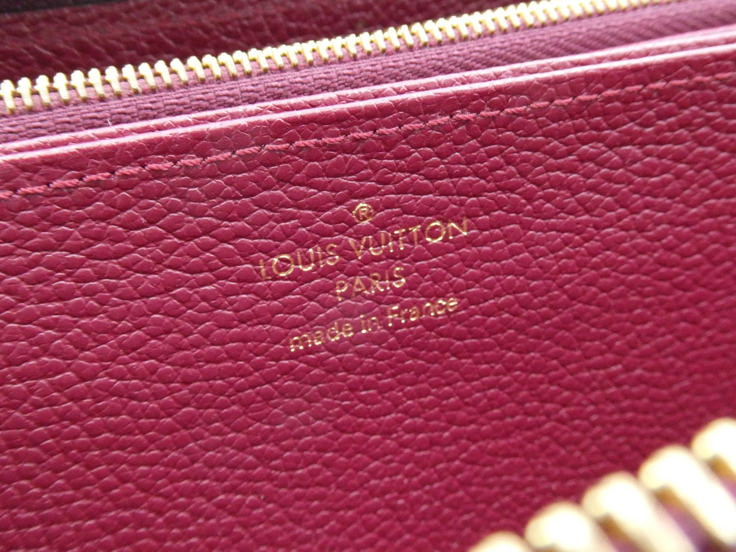 LOUIS VUITTON Monogram Empreinte Zippy Wallet