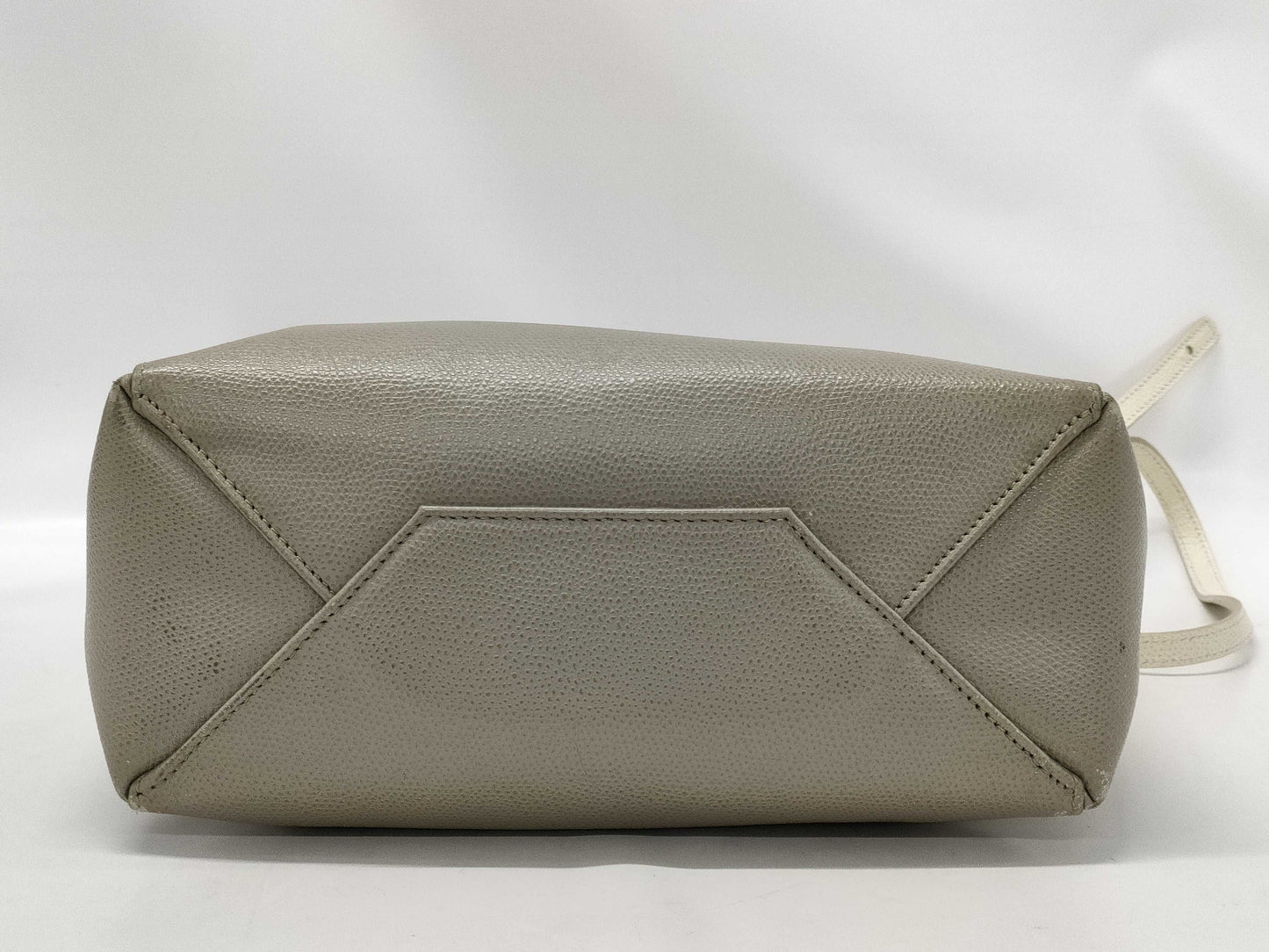 CELINE 2-way Shoulder Bag Vertical Cabas Leather Handbag