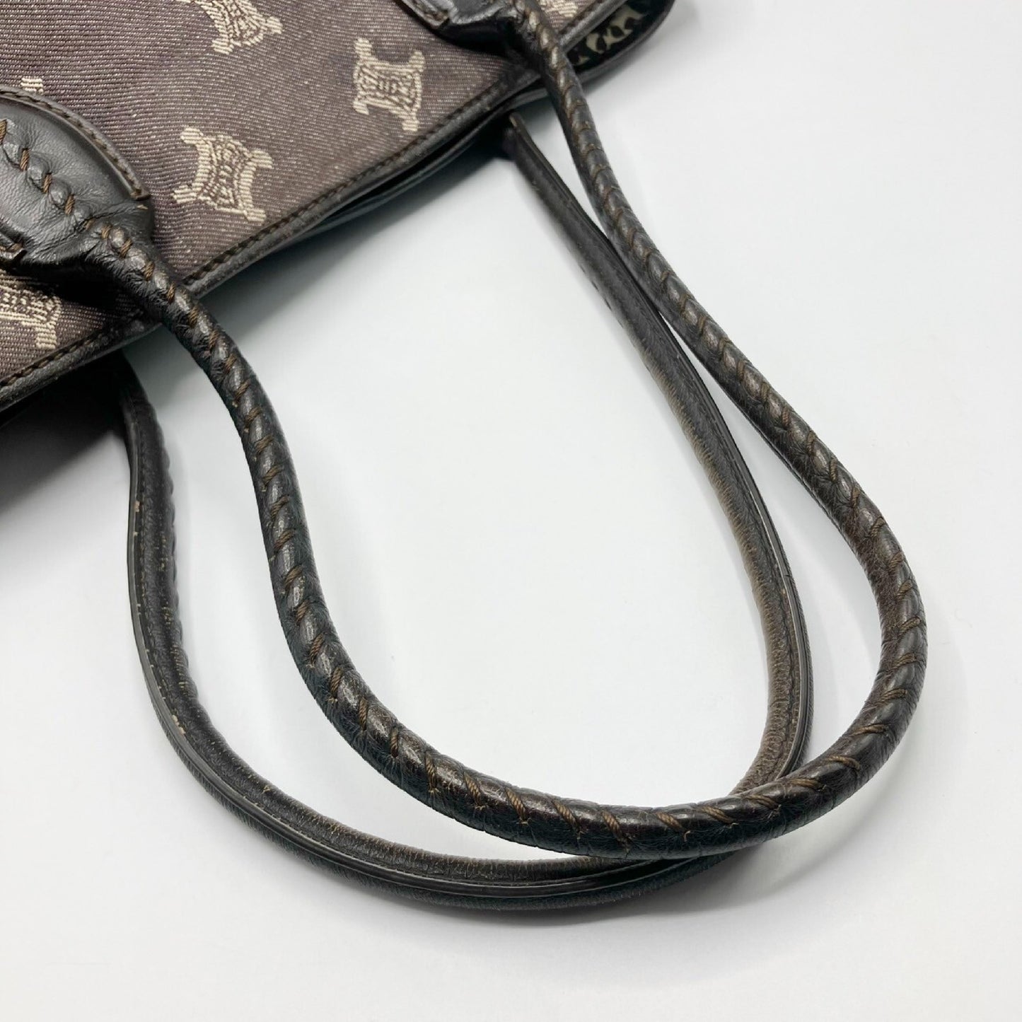 CELINE Paris Macadam Tote Bag Denim Tote Bag