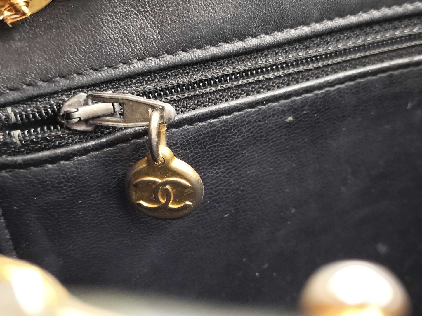CHANEL Lambskin Matelasse Chain Tote Bag #1