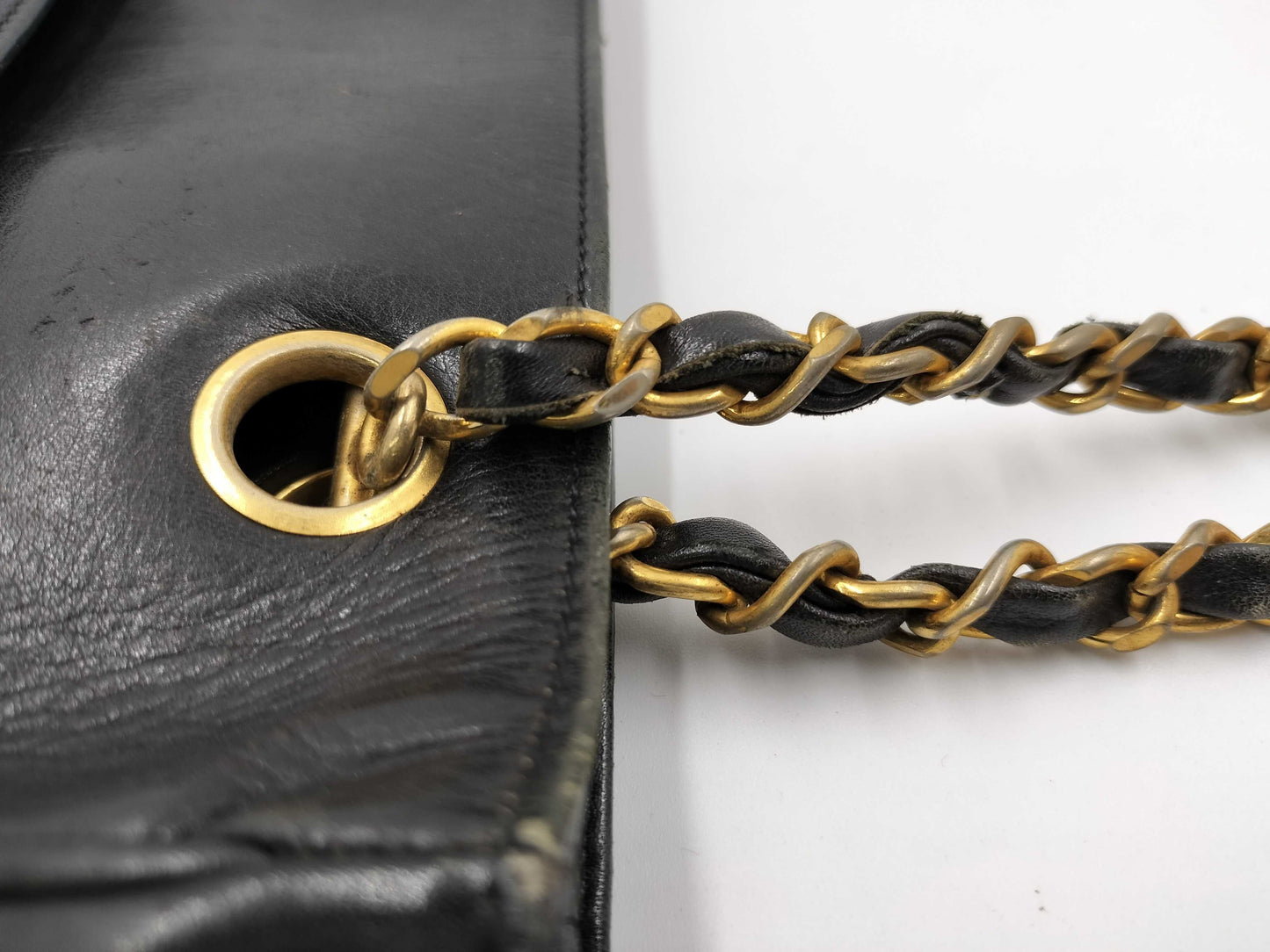 CHANEL Lambskin Matelasse Chain Tote Bag #1