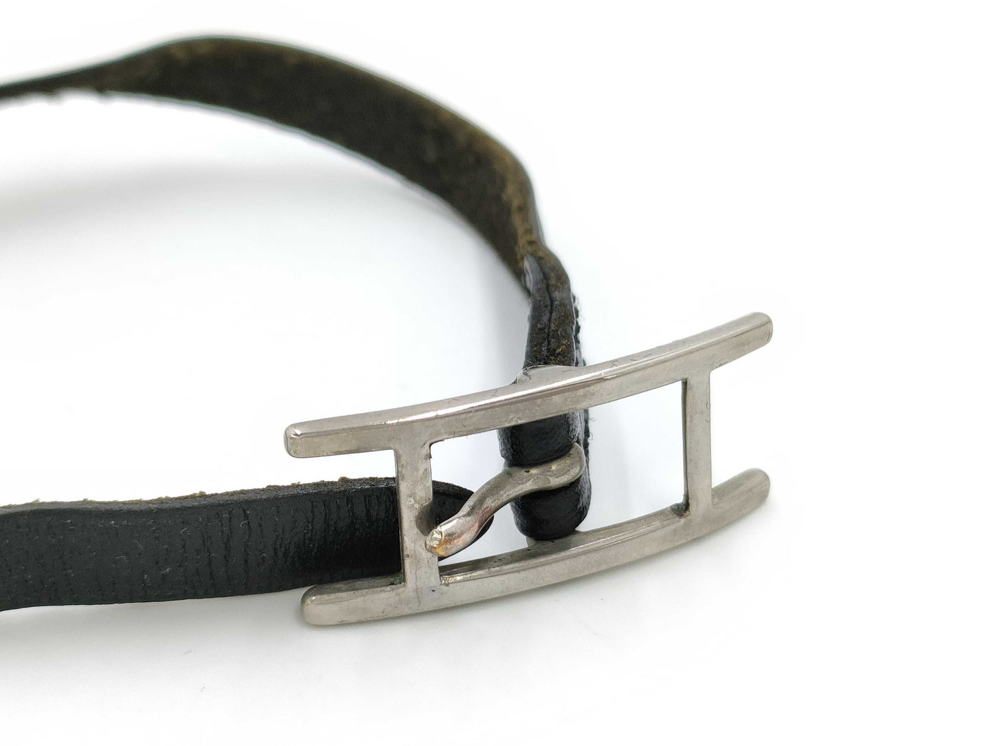 HERMES Leather Bracelet Bracelet/Bangle