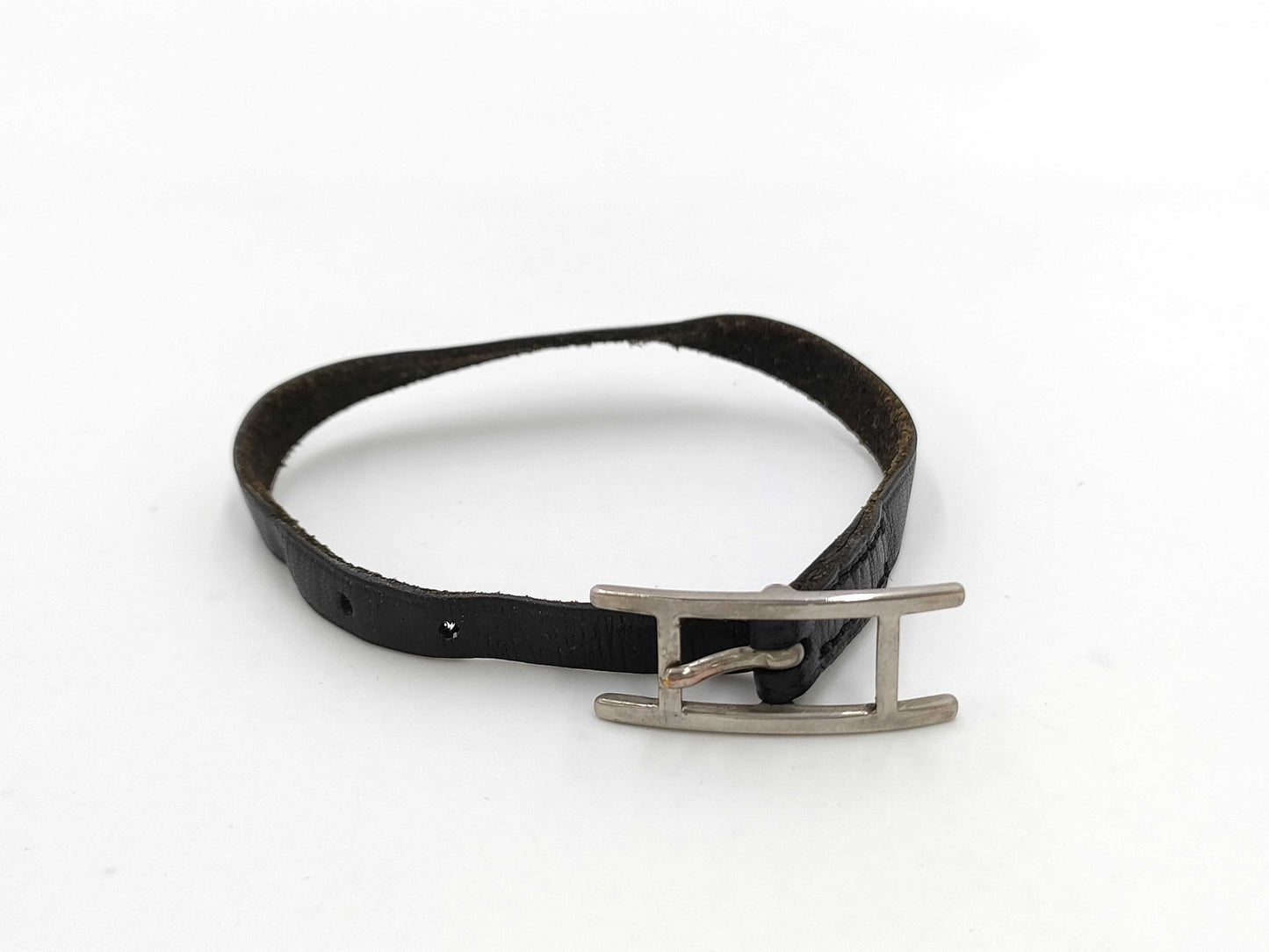 HERMES Leather Bracelet Bracelet/Bangle