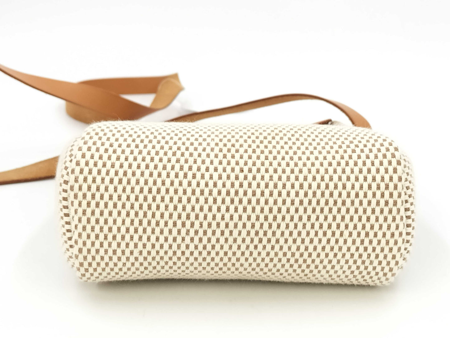 HERMES HERMES/Hermès Airbag TPM Toile H Beige Shoulder Bag Shoulder Bag