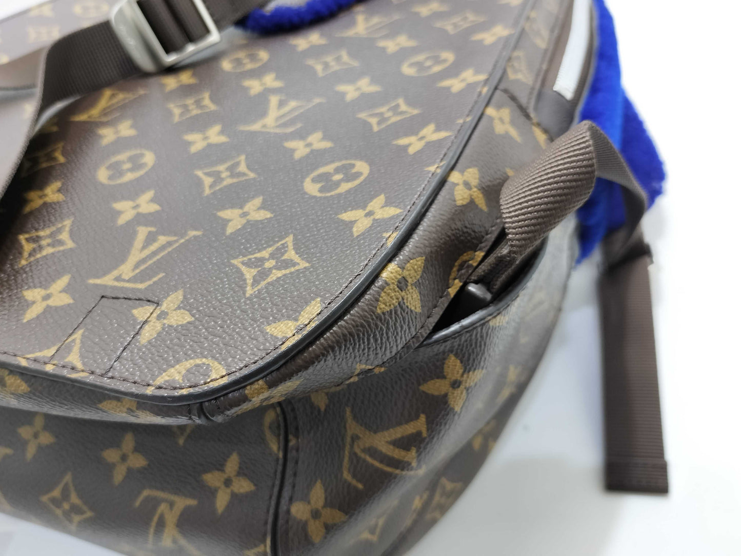 LOUIS VUITTON M40276 Monogram Louis Vuitton Marc Newson Backpack Blue Rucksack