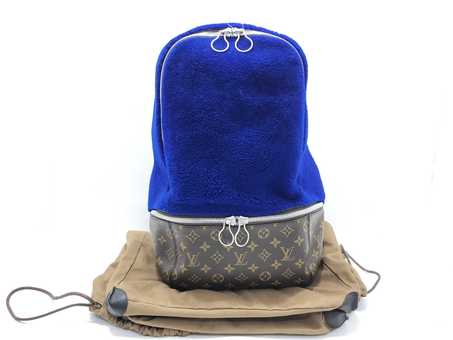LOUIS VUITTON M40276 Monogram Louis Vuitton Marc Newson Backpack Blue Rucksack