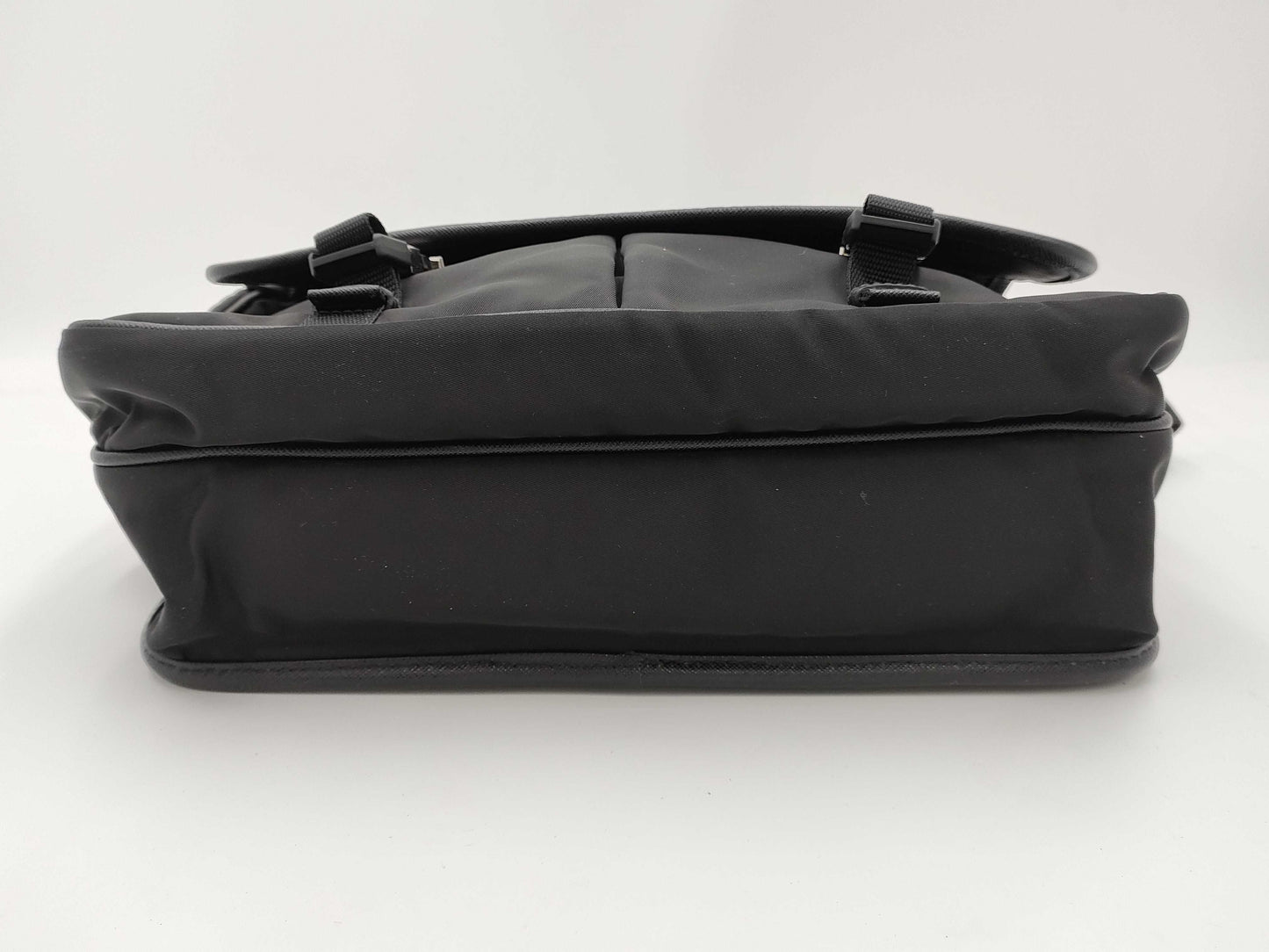 PRADA Prada Nylon and Leather Shoulder Messenger Bag