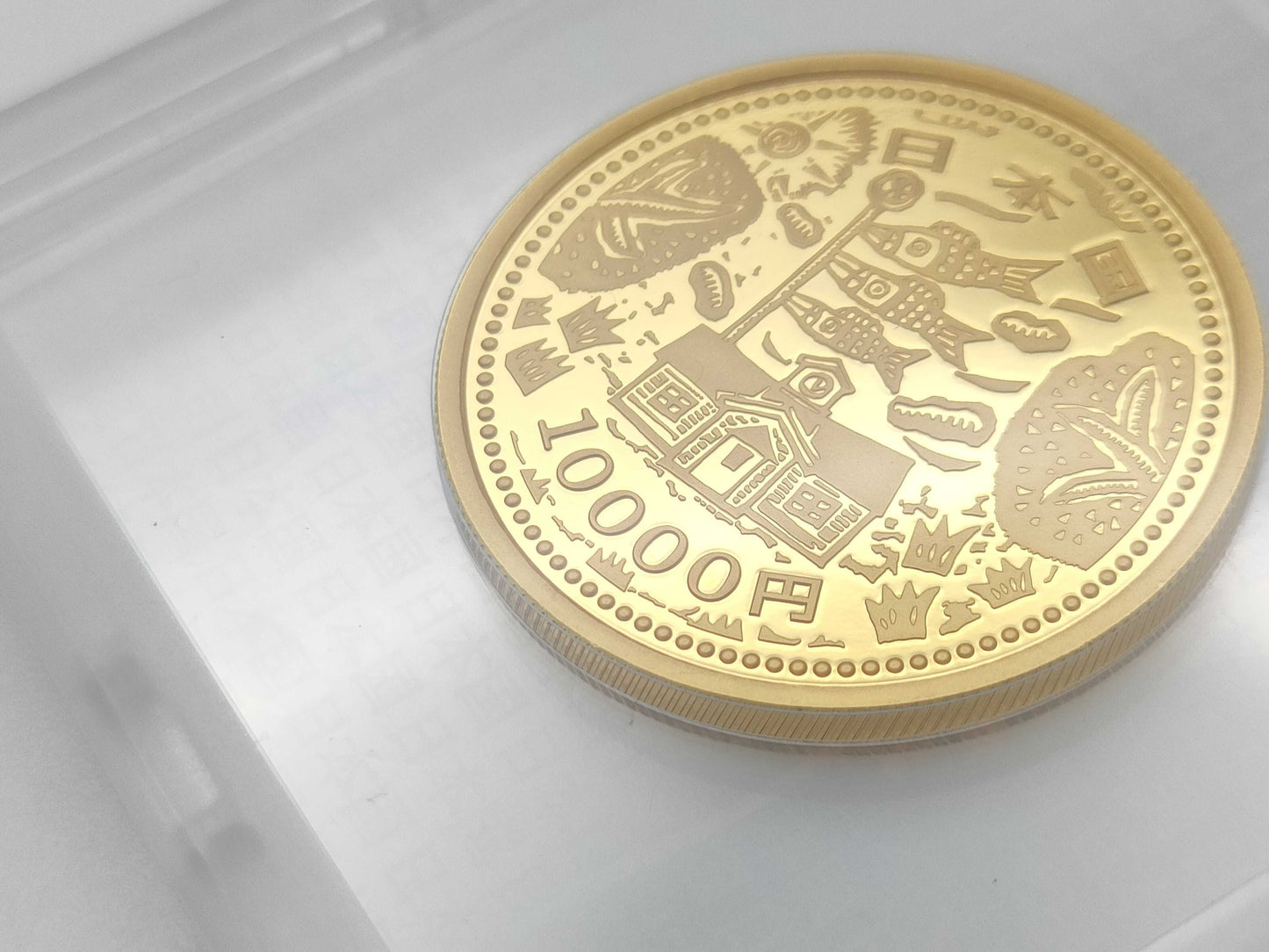 10,000 Yen Gold Coin Commemorating the Great East Japan Earthquake Reconstruction Project, 24K Gold, 15.6g, Other Small Items