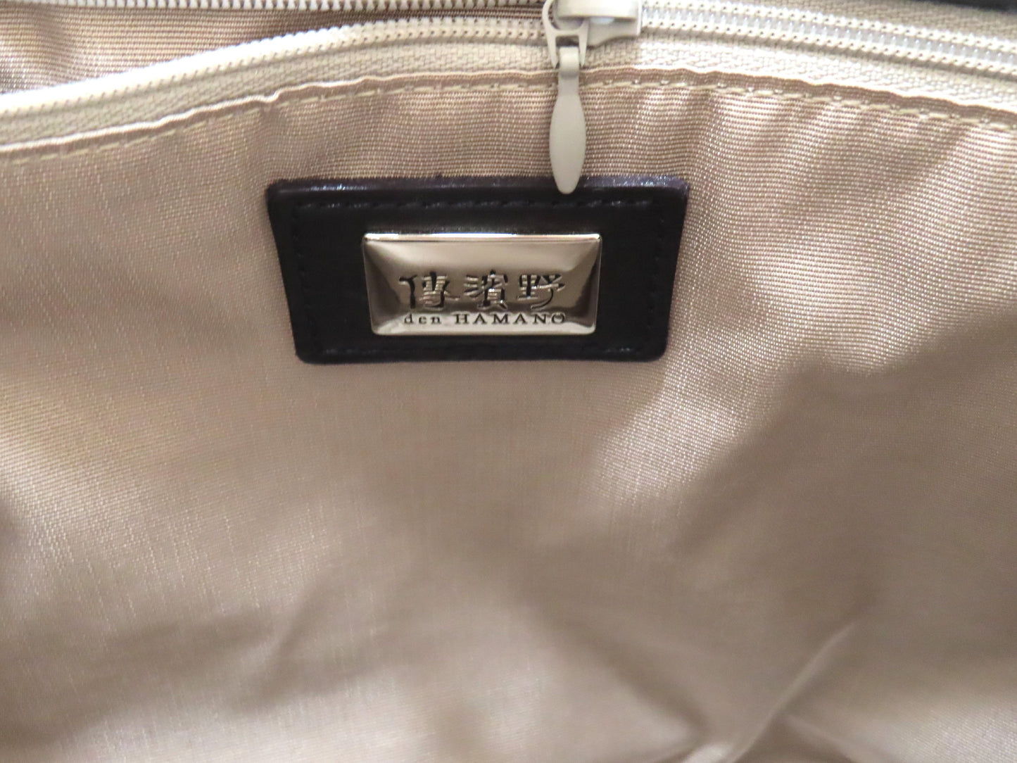HAMANO Gancini Leather Handbag