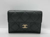 CHANEL Classic Small Flap Wallet, Matelasse Lambskin, Black, GD Hardware, AP0230 HXEP5C9E Wallet
