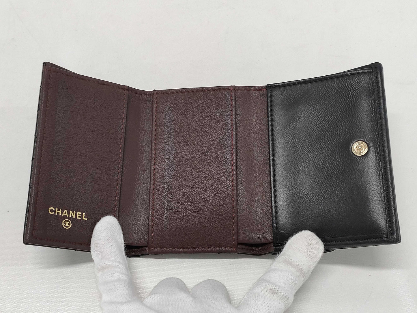 CHANEL Classic Small Flap Wallet, Matelasse Lambskin, Black, GD Hardware, AP0230 HXEP5C9E Wallet