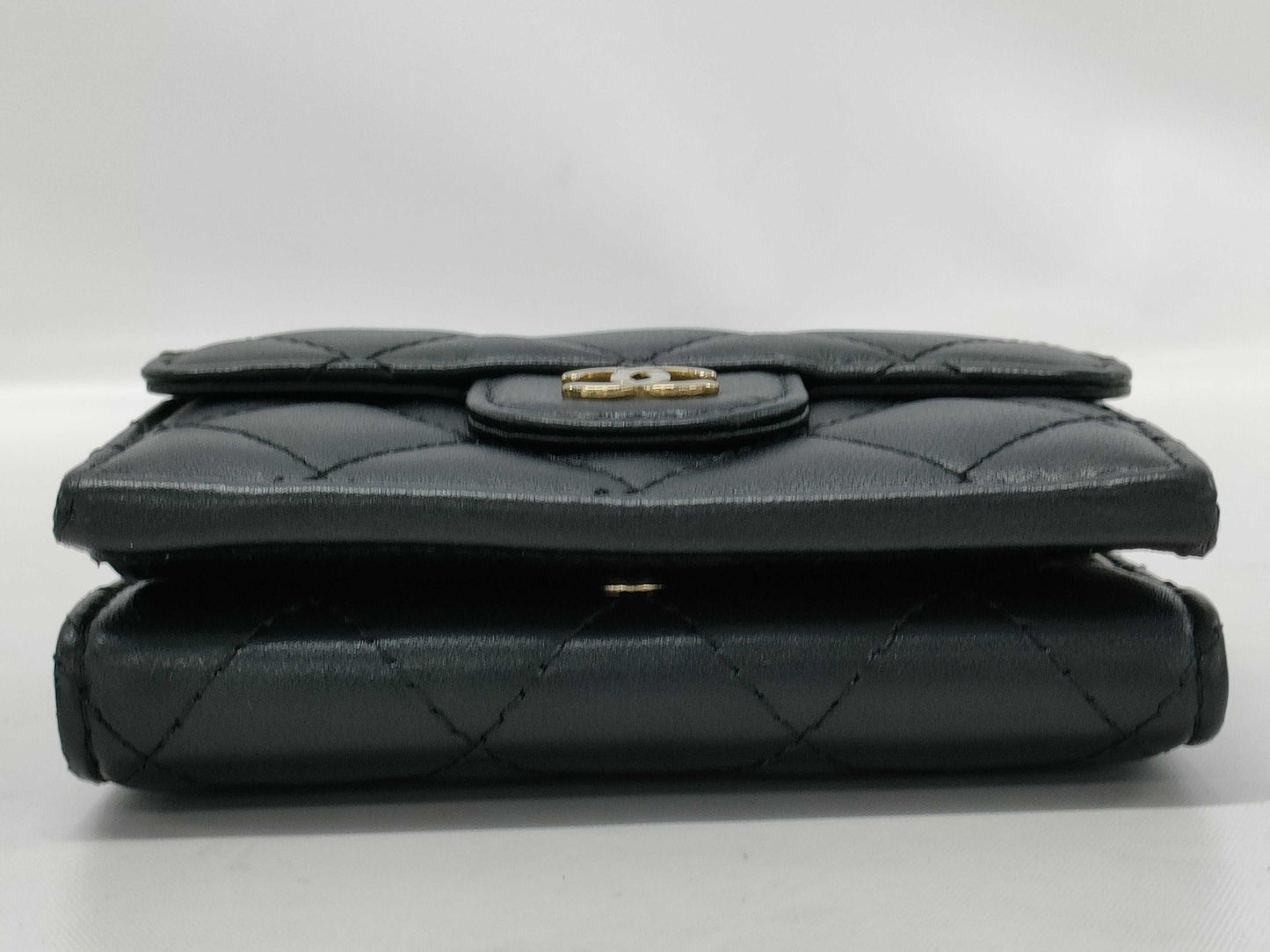 CHANEL Classic Small Flap Wallet, Matelasse Lambskin, Black, GD Hardware, AP0230 HXEP5C9E Wallet
