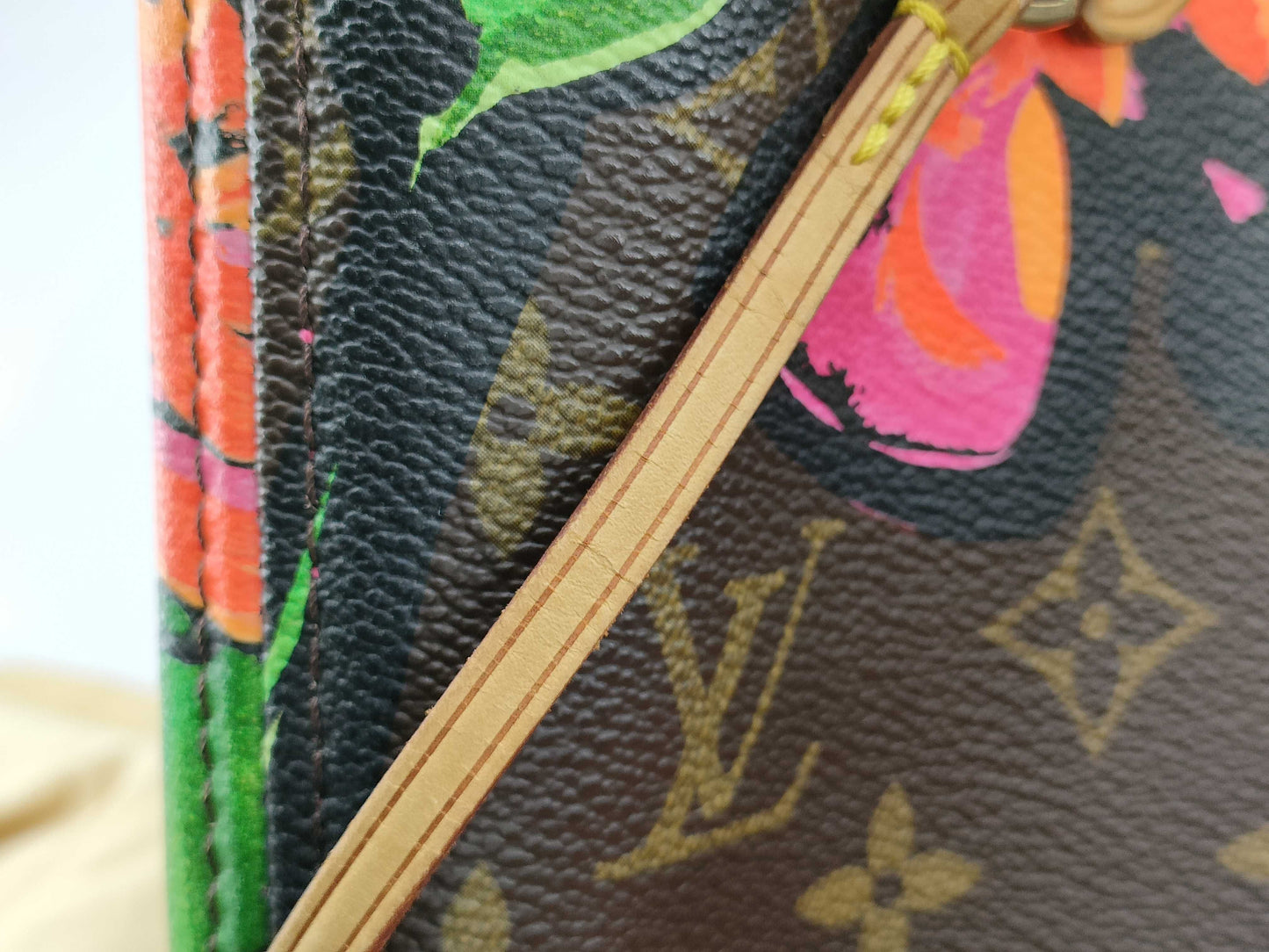 LOUIS VUITTON M48613 Monogram Stephen Sprouse Neverfull MM Monogram Rose M48613 Tote Bag