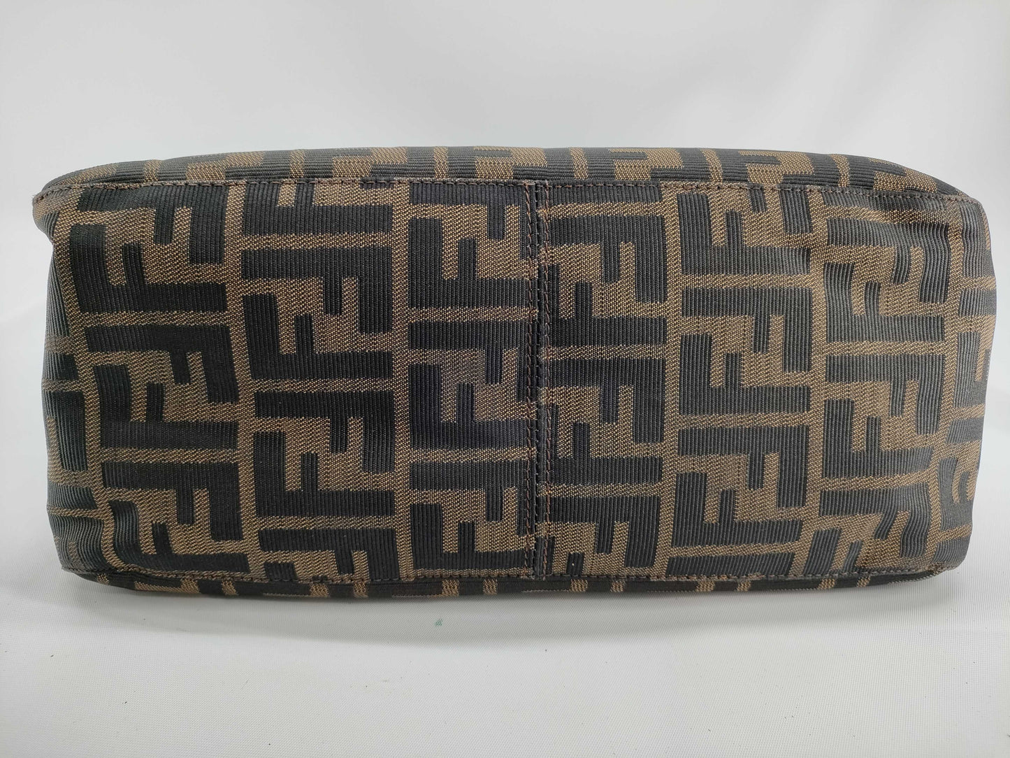 FENDI Zucca Pattern Shoulder Bag Mamma Bucket Zucca Canvas Brown Shoulder Bag