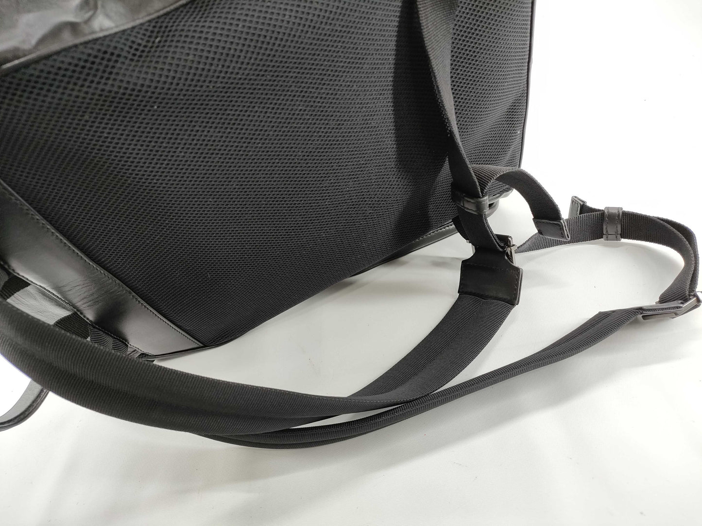 Dior Backpack in Black Calfskin with Silver Hardware