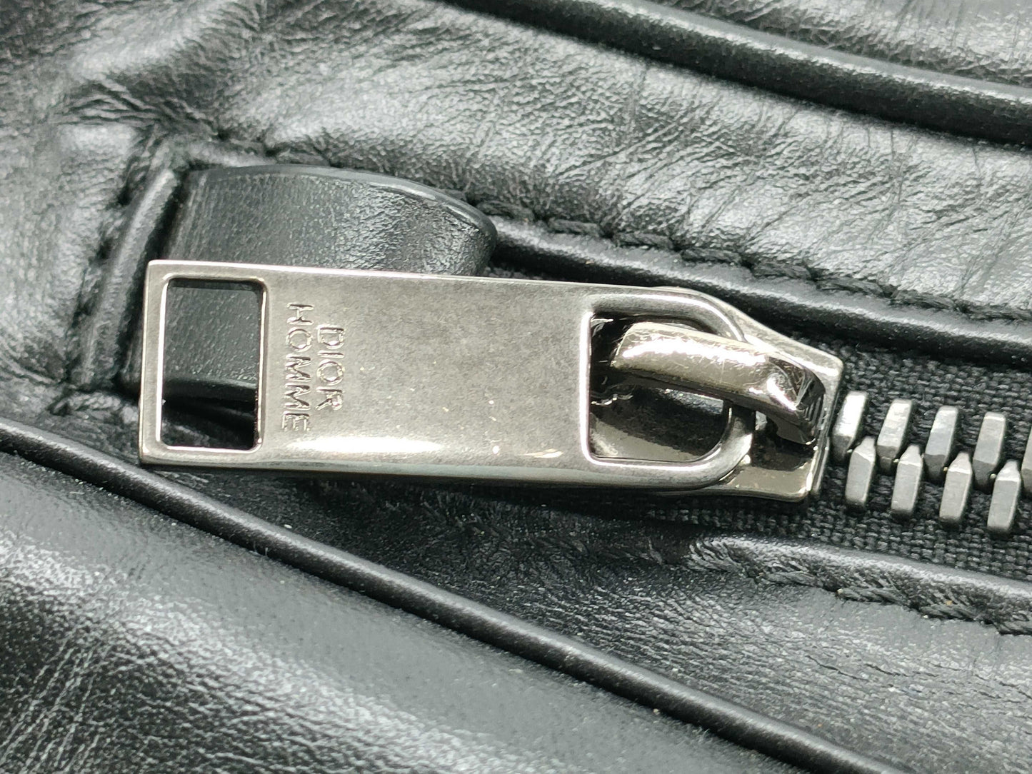 Dior Backpack in Black Calfskin with Silver Hardware