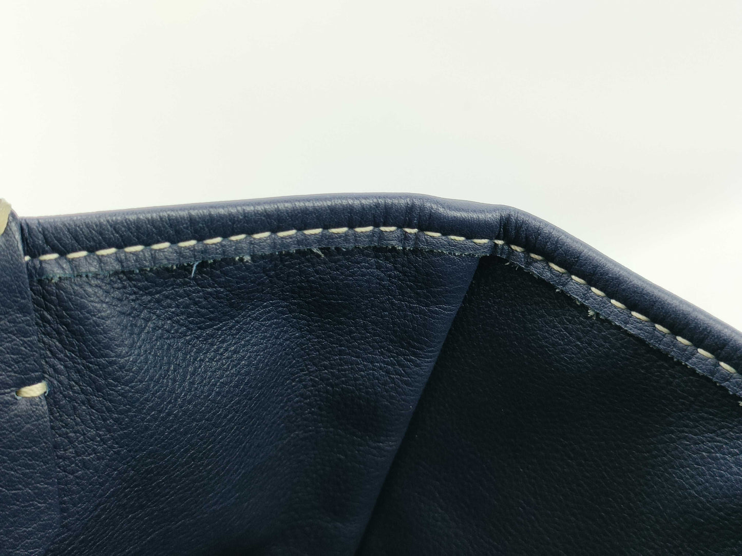 GOYARD Ange Mini Herringbone Navy Tote Bag