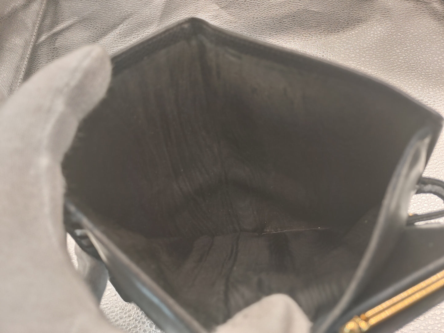 CHANEL Coco Mark Bifold Long Wallet with Seal, 6094776, Black Caviar Skin, with Certificate of Authenticity and Box