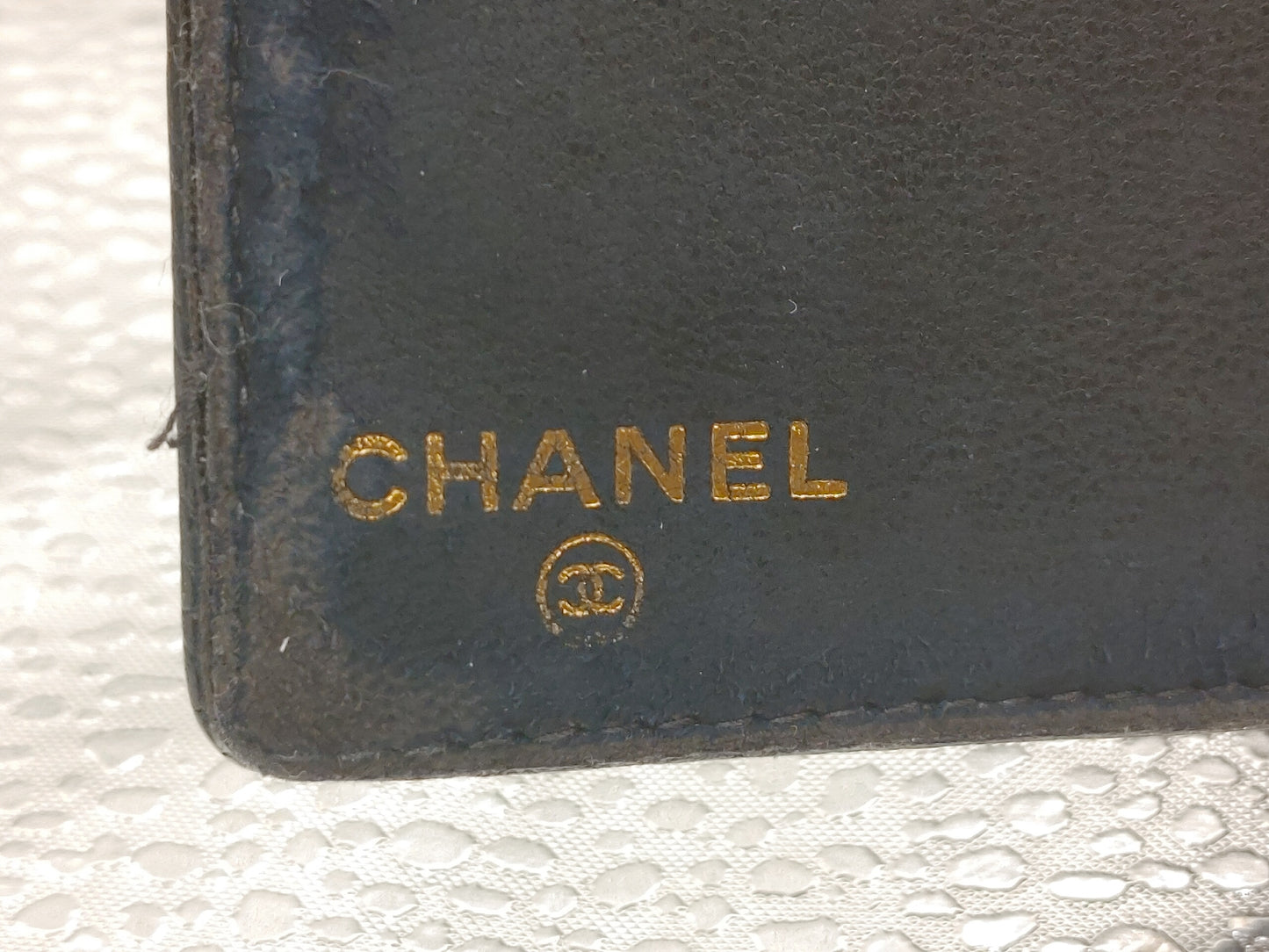 CHANEL Coco Mark Bifold Long Wallet with Seal, 6094776, Black Caviar Skin, with Certificate of Authenticity and Box