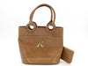 Kitamura Brown Leather Handbag