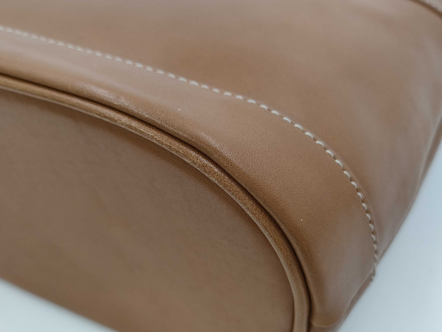 Kitamura Brown Leather Handbag