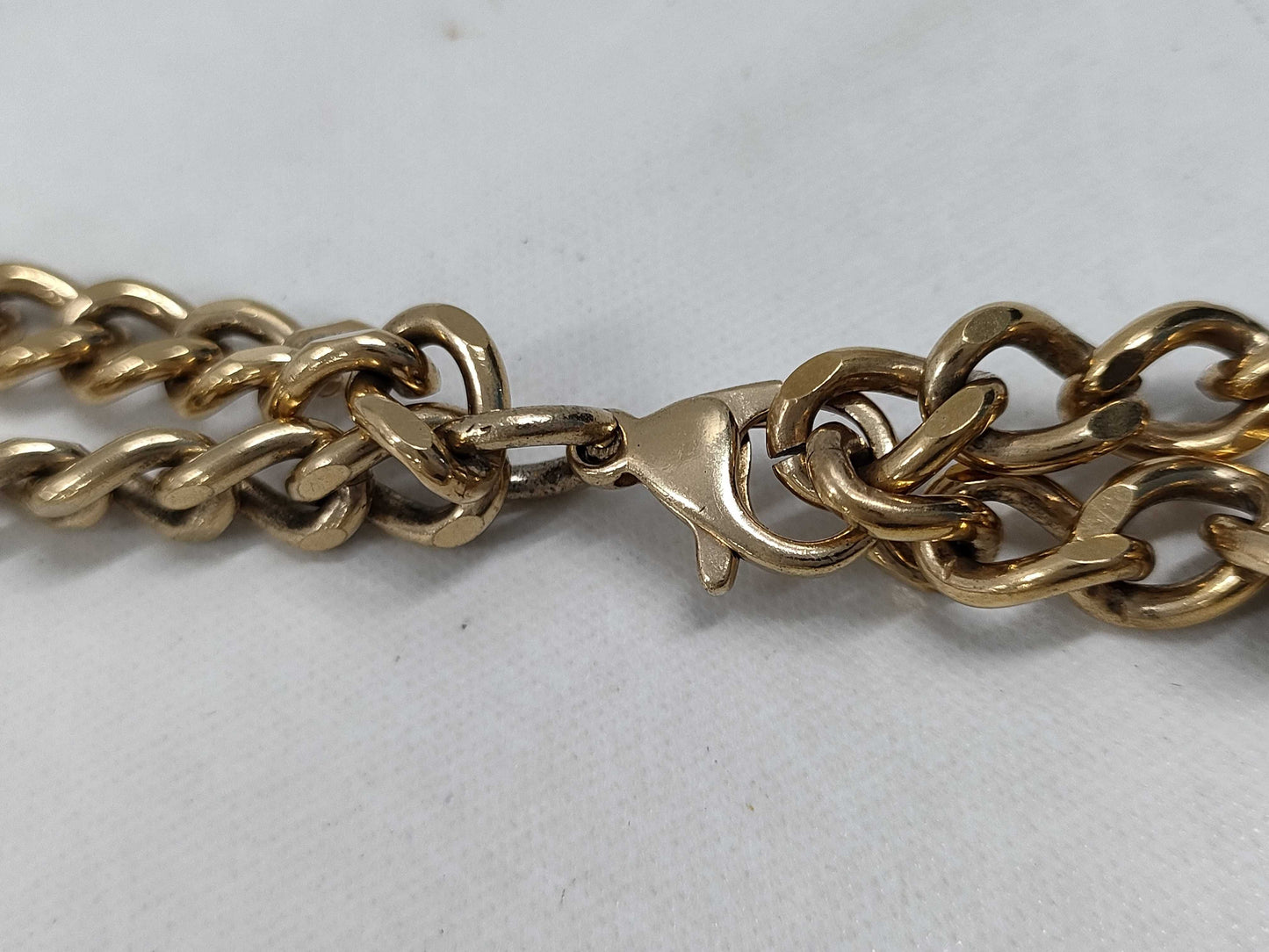 CHANEL COCO Mark COCO Logo Rhinestone Chain Belt with Rice