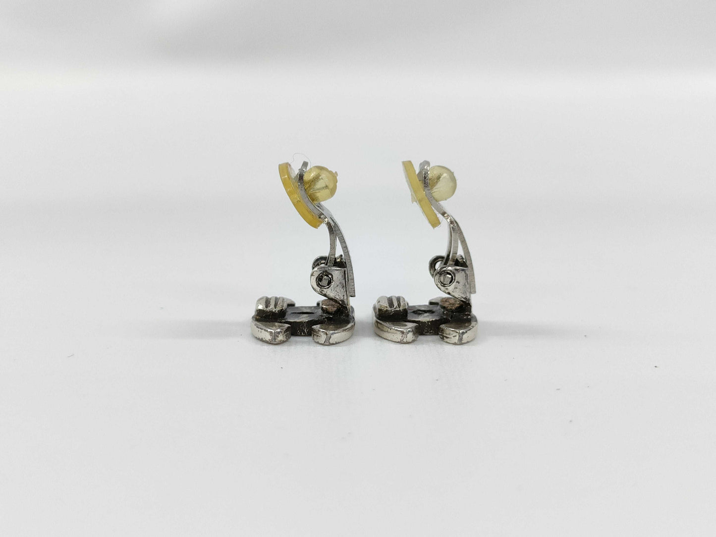 CHANEL Coco Mark Logo Earrings with Rice