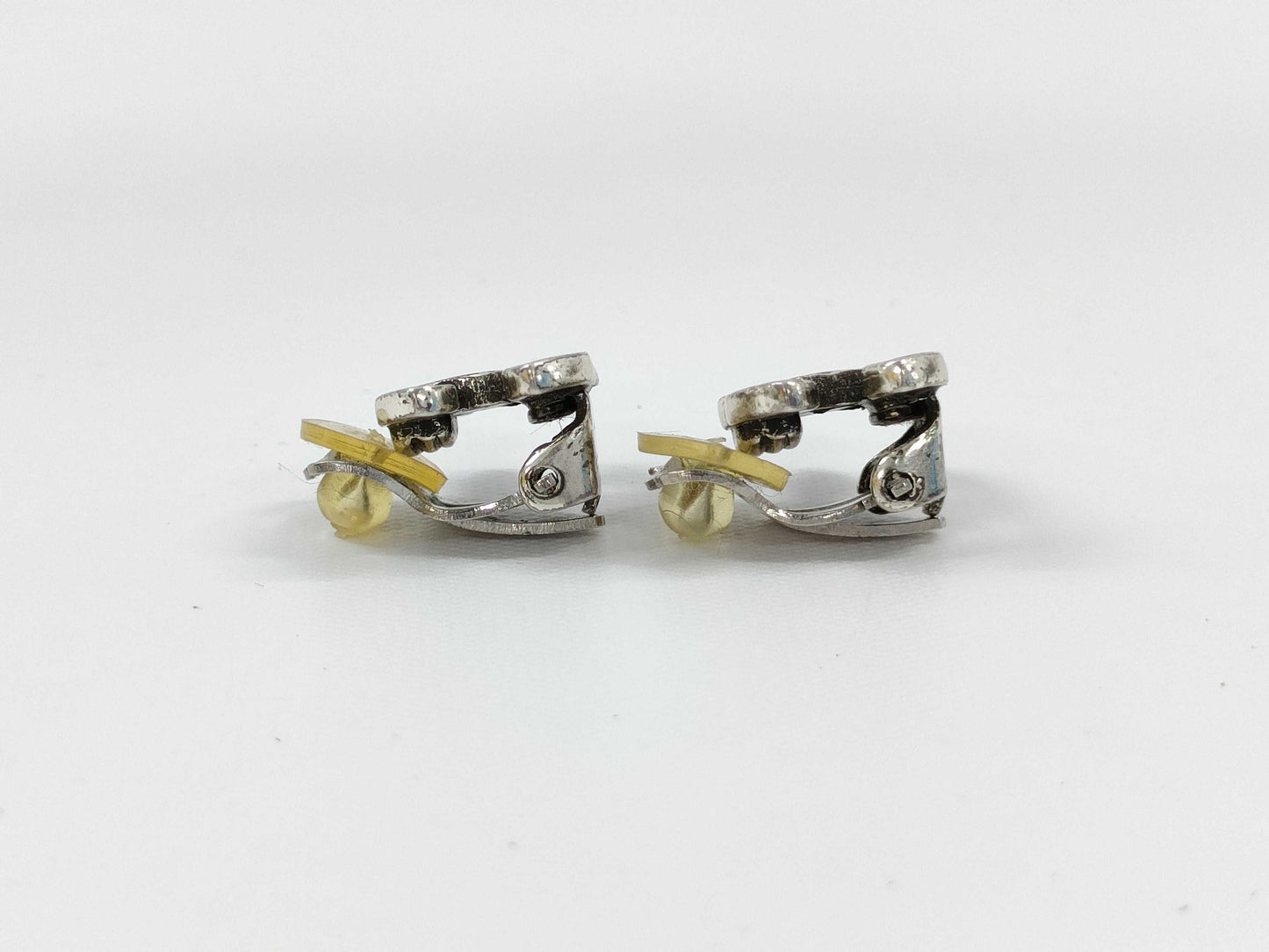 CHANEL Coco Mark Logo Earrings with Rice