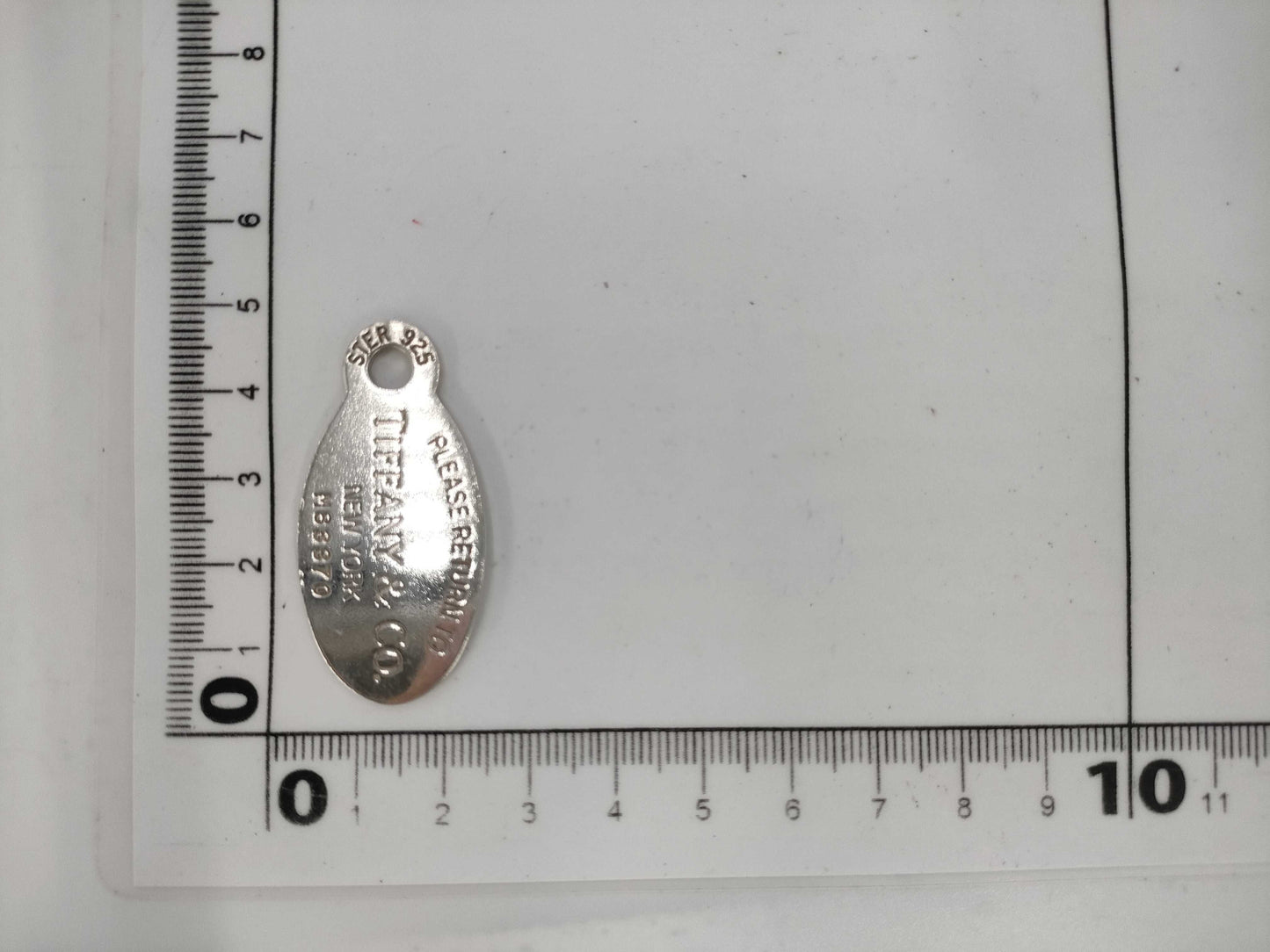 Tiffany & Co. Return to Necklace 11.1g Pendant