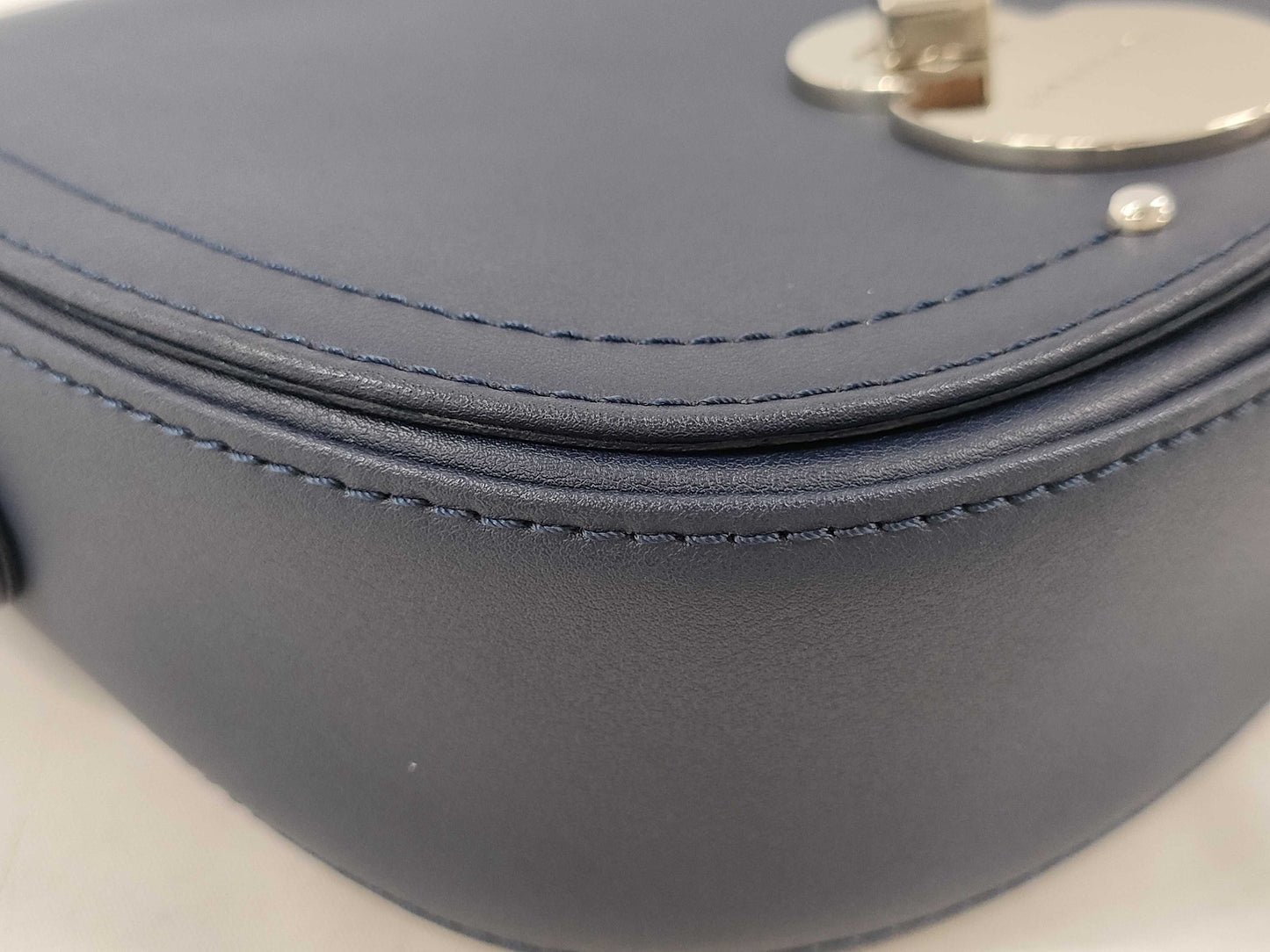 LONG CHAMP Round Shoulder Navy Shoulder Bag