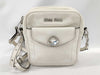 Miu Miu Beaded Leather Shoulder Bag in White