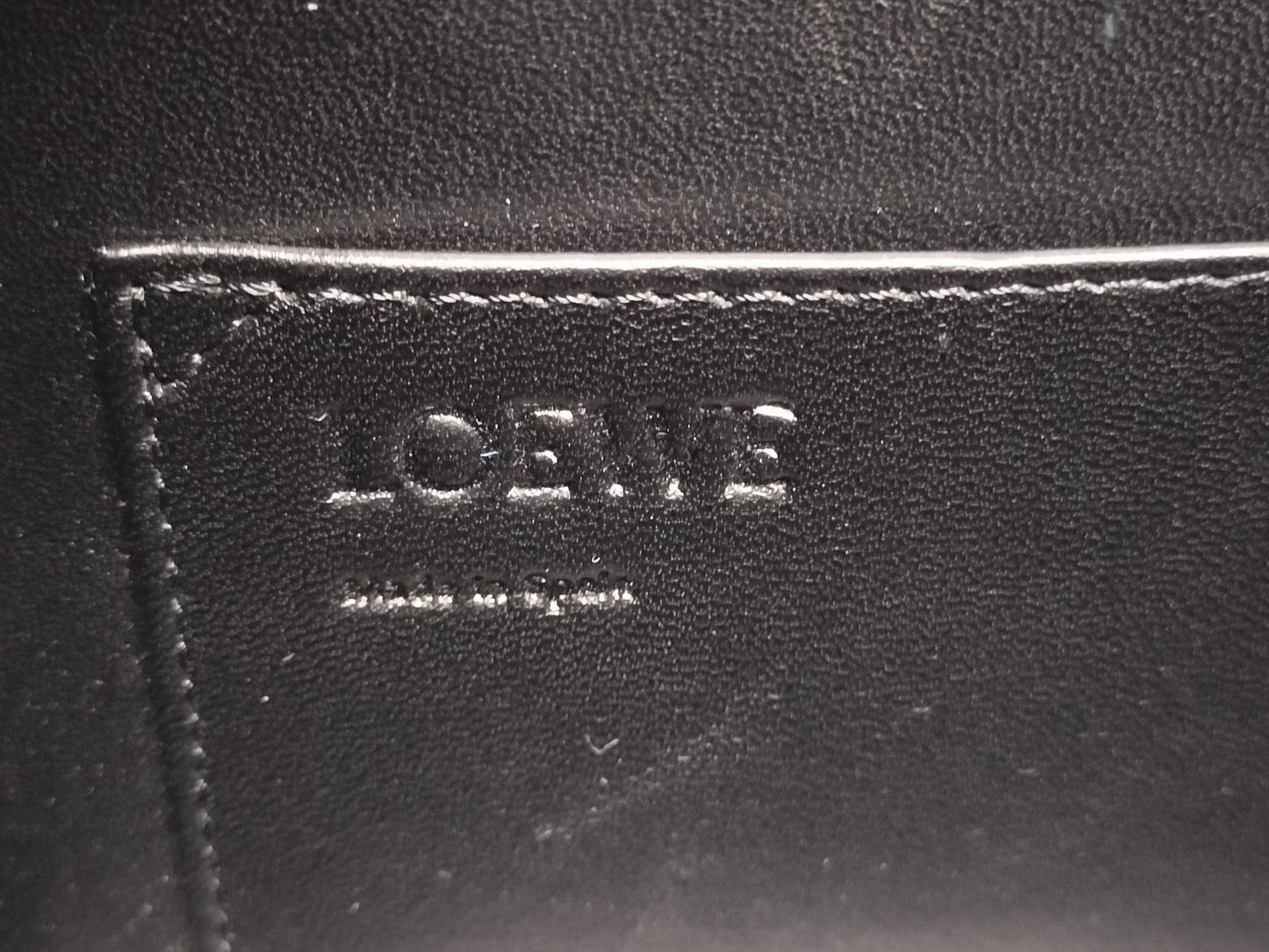 LOEWE Leather Postal Small Blue/Black Shoulder Bag